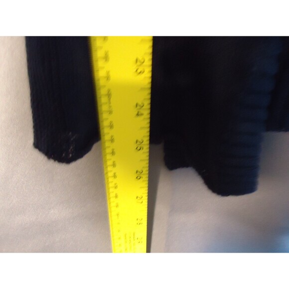 Eileen Fisher Open-front Fine Gauge Linen Evening Cardigan Small Navy RN#78121 - Picture 9 of 10